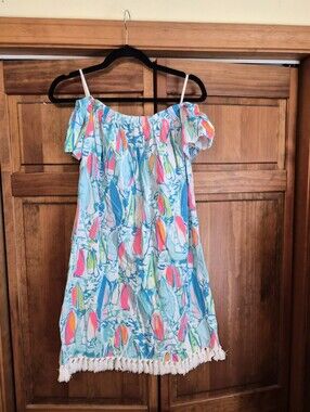 Like New lilly Pulitzer Off Shoulder Dress